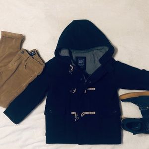 Barely worn Gap Navy  blue wool blend  pea coat